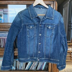 Vintage SUZANNES Jean Jacket Size Large